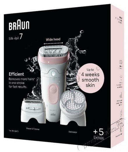 BRAUN SE7-060 epilátor Szépségápolás / Egészség - Szőrtelenítő / borotva - Női szőrtelenítő - 501814