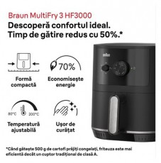 BRAUN HF3000 FORRÓLEVEGŐS SÜTŐ Konyhai termékek - Konyhai kisgép (sütés / főzés / hűtés / ételkészítés) - Légkeveréses főzőgép / elektromos kukta / multifunkciós sütő - 502913