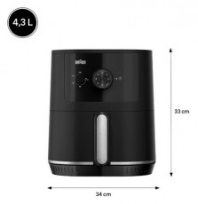 BRAUN HF3000 FORRÓLEVEGŐS SÜTŐ Konyhai termékek - Konyhai kisgép (sütés / főzés / hűtés / ételkészítés) - Légkeveréses főzőgép / elektromos kukta / multifunkciós sütő - 502913