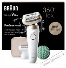BRAUN Silk-épil 9 Flex 9-071 3D, fehér/arany Szépségápolás / Egészség - Szőrtelenítő / borotva - Női szőrtelenítő - 503124