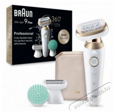BRAUN Silk-épil 9 Flex 9-071 3D, fehér/arany Szépségápolás / Egészség - Szőrtelenítő / borotva - Női szőrtelenítő - 503124