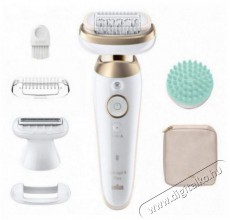 BRAUN Silk-épil 9 Flex 9-071 3D, fehér/arany Szépségápolás / Egészség - Szőrtelenítő / borotva - Női szőrtelenítő - 503124