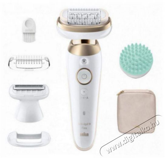 BRAUN Silk-épil 9 Flex 9-071 3D, fehér/arany Szépségápolás / Egészség - Szőrtelenítő / borotva - Női szőrtelenítő - 503124
