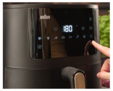 BRAUN MultiFry 3 HF3030 fekete forrólevegős sütő Konyhai termékek - Konyhai kisgép (sütés / főzés / hűtés / ételkészítés) - Légkeveréses főzőgép / elektromos kukta / multifunkciós sütő - 505118
