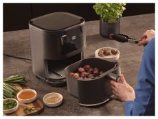 BRAUN MultiFry 3 HF3030 fekete forrólevegős sütő Konyhai termékek - Konyhai kisgép (sütés / főzés / hűtés / ételkészítés) - Légkeveréses főzőgép / elektromos kukta / multifunkciós sütő - 505118