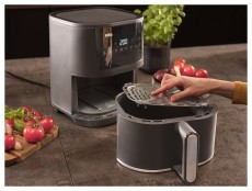 BRAUN MultiFry 3 HF3030 fekete forrólevegős sütő Konyhai termékek - Konyhai kisgép (sütés / főzés / hűtés / ételkészítés) - Légkeveréses főzőgép / elektromos kukta / multifunkciós sütő - 505118
