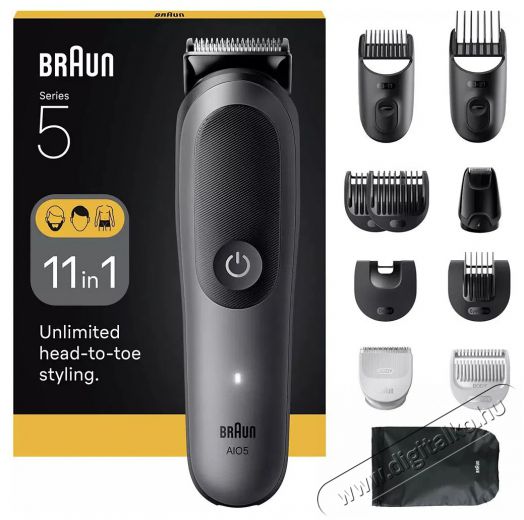 BRAUN Series 5 AIO5560 11in1 Szépségápolás / Egészség - Szőrtelenítő / borotva - Férfi borotva - 506594
