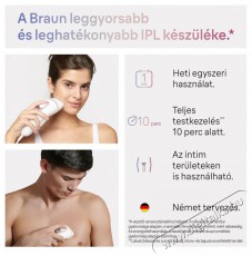 BRAUN Smart IPL Skin I·Expert PL7253 + tok és 3 fej Villanófényes szőrtelenítő Szépségápolás / Egészség - Szőrtelenítő / borotva - Női szőrtelenítő - 509835