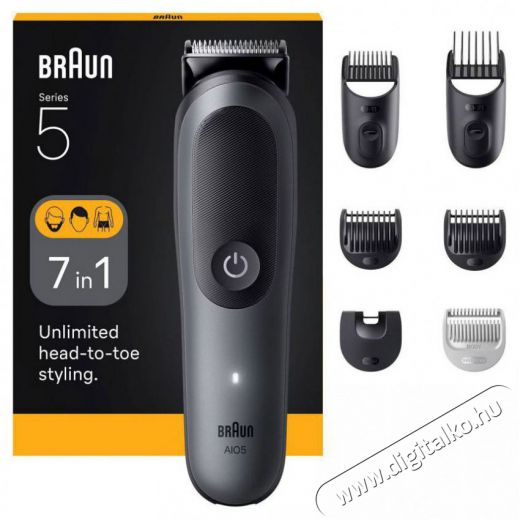 BRAUN Series 5 AIO5520 7in1 Szépségápolás / Egészség - Hajápolás - Haj / szakáll vágó, nyíró - 510437