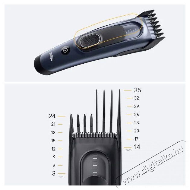 BRAUN Series 5 HC5530 Sz&eacute;ps&eacute;g&aacute;pol&aacute;s / Eg&eacute;szs&eacute;g - Haj&aacute;pol&aacute;s - Haj / szak&aacute;ll v&aacute;g&oacute;, ny&iacute;r&oacute; - 510445