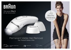 BRAUN IPL Silk-expert Pro 3 PL3230 + tok és 3 fej Szépségápolás / Egészség - Szőrtelenítő / borotva - Női szőrtelenítő - 511817