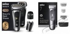 BRAUN Series 9 PRO+ Wet & Dry + Braun 7 BG7550 Sz&eacute;ps&eacute;g&aacute;pol&aacute;s / Eg&eacute;szs&eacute;g - Szőrtelen&iacute;tő / borotva - F&eacute;rfi borotva - 511828