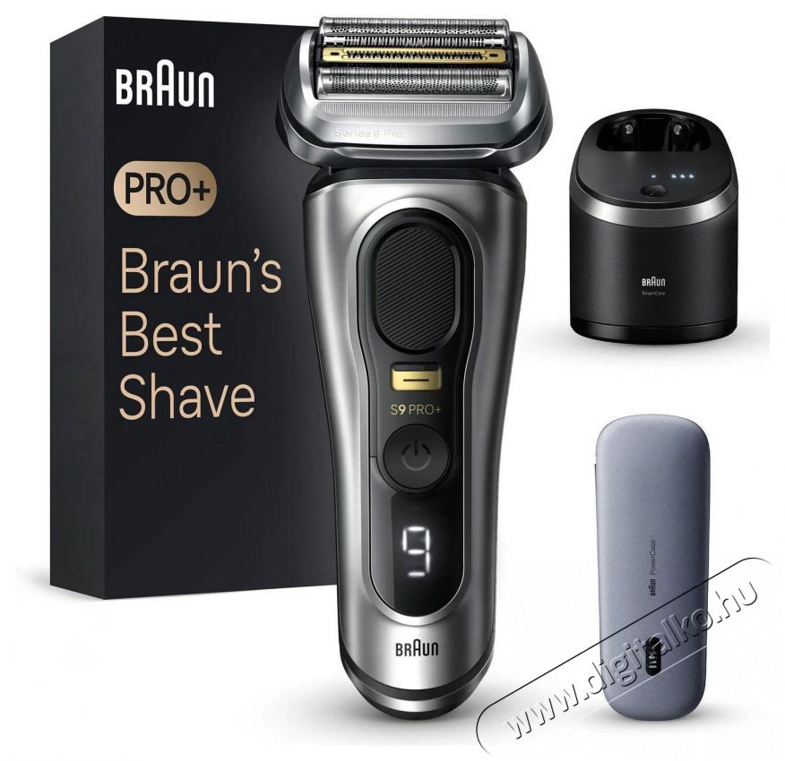 BRAUN Series 9 PRO+ Wet & Dry + Braun 7 BG7550 Sz&eacute;ps&eacute;g&aacute;pol&aacute;s / Eg&eacute;szs&eacute;g - Szőrtelen&iacute;tő / borotva - F&eacute;rfi borotva - 511828