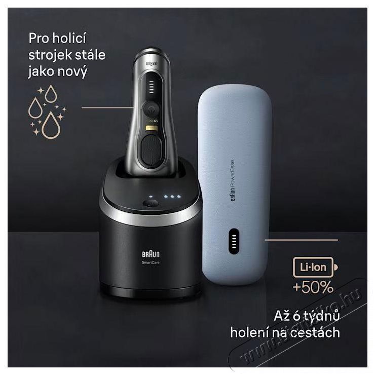 BRAUN Series 9 PRO+ Wet & Dry + Braun 7 BG7550 Sz&eacute;ps&eacute;g&aacute;pol&aacute;s / Eg&eacute;szs&eacute;g - Szőrtelen&iacute;tő / borotva - F&eacute;rfi borotva - 511828