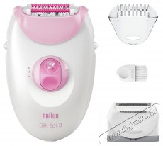 BRAUN Silk-épil 3 3-031, Rózsaszín Újdonságok - Új termékek - 511846