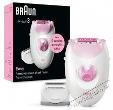BRAUN Silk-épil 3 3-031, Rózsaszín Újdonságok - Új termékek - 511846