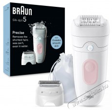 BRAUN Silk-épil 5 5-030 Fehér/Rózsaszín Szépségápolás / Egészség - Szőrtelenítő / borotva - Női szőrtelenítő - 511843