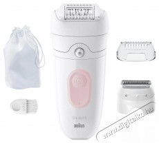 BRAUN Silk-épil 5 5-030 Fehér/Rózsaszín Szépségápolás / Egészség - Szőrtelenítő / borotva - Női szőrtelenítő - 511843