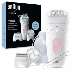 BRAUN Silk-épil 5 5-060, Fehér/Rózsaszín Szépségápolás / Egészség - Szőrtelenítő / borotva - Női szőrtelenítő - 511835