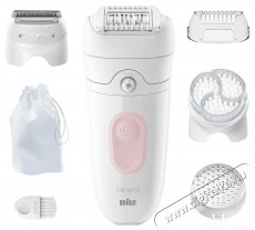 BRAUN Silk-épil 5 5-060, Fehér/Rózsaszín Szépségápolás / Egészség - Szőrtelenítő / borotva - Női szőrtelenítő - 511835