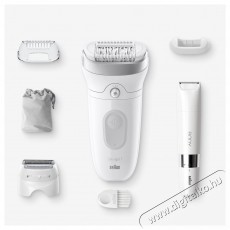 BRAUN Silk·épil 7 7-441, Fehér/Ezüst + mini szőrtelenítő Szépségápolás / Egészség - Szőrtelenítő / borotva - Női szőrtelenítő - 511818