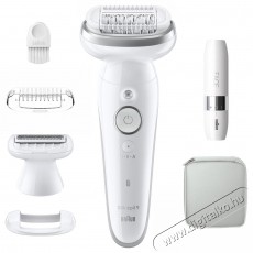 BRAUN Silk·épil 9 9-341, Fehér/Ezüst Szépségápolás / Egészség - Szőrtelenítő / borotva - Női szőrtelenítő - 511815