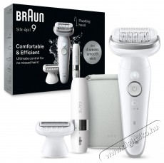 BRAUN Silk·épil 9 9-341, Fehér/Ezüst Szépségápolás / Egészség - Szőrtelenítő / borotva - Női szőrtelenítő - 511815