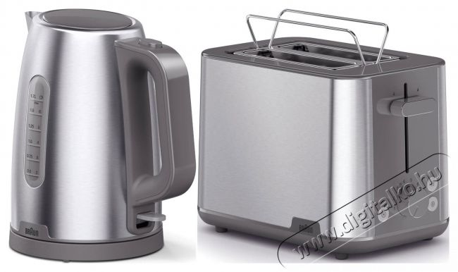 BRAUN PurShine Reggeli kollekció - szürke (WK1500. GY & HT1510. GY) Konyhai termékek - Konyhai eszköz - Készlet / szett - 512959