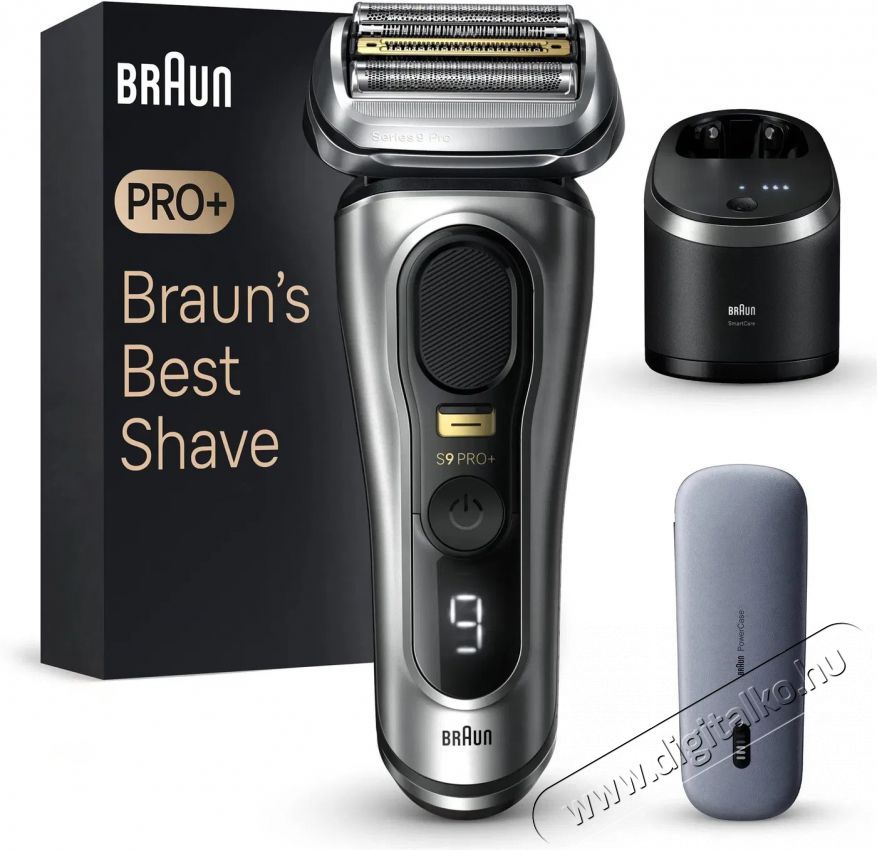 BRAUN Series 9 PRO+ Wet&Dry + Braun Series 9 BT9520 Sz&eacute;ps&eacute;g&aacute;pol&aacute;s / Eg&eacute;szs&eacute;g - Szőrtelen&iacute;tő / borotva - Arc- &eacute;s testszőrzet v&aacute;g&oacute;, form&aacute;z&oacute; - 512644