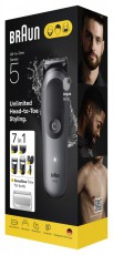 BRAUN AIO 5520 multifunkci&oacute;s testszőrzet &aacute;pol&oacute; Sz&eacute;ps&eacute;g&aacute;pol&aacute;s / Eg&eacute;szs&eacute;g - Szőrtelen&iacute;tő / borotva - F&eacute;rfi borotva - 513494