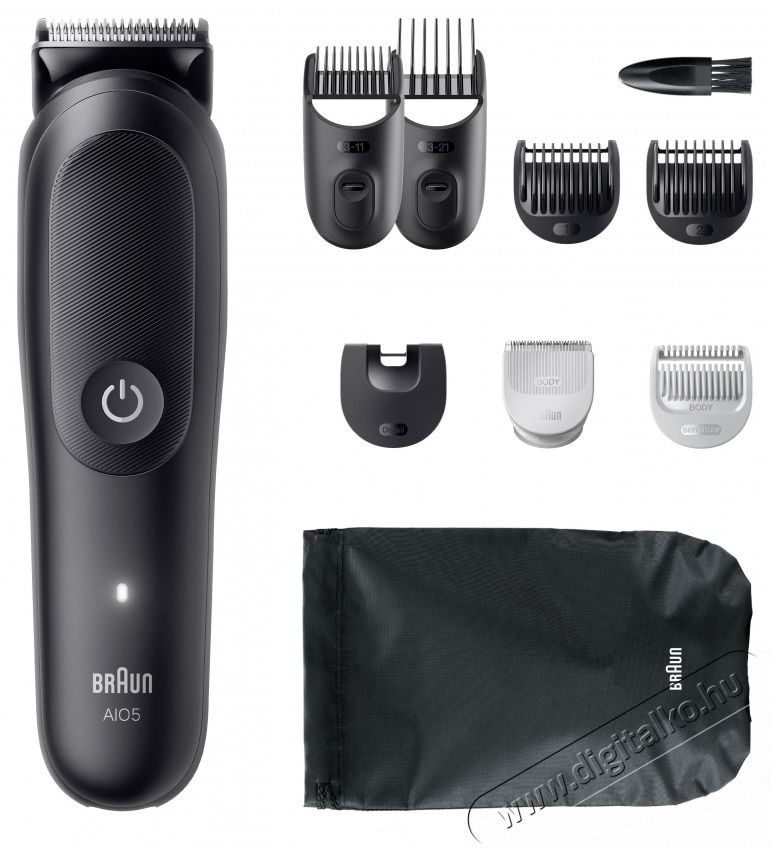 BRAUN AIO 5540 multifunkci&oacute;s testszőrzet &aacute;pol&oacute; Sz&eacute;ps&eacute;g&aacute;pol&aacute;s / Eg&eacute;szs&eacute;g - Szőrtelen&iacute;tő / borotva - F&eacute;rfi borotva - 513496