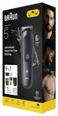 BRAUN AIO 5540 multifunkci&oacute;s testszőrzet &aacute;pol&oacute; Sz&eacute;ps&eacute;g&aacute;pol&aacute;s / Eg&eacute;szs&eacute;g - Szőrtelen&iacute;tő / borotva - F&eacute;rfi borotva - 513496