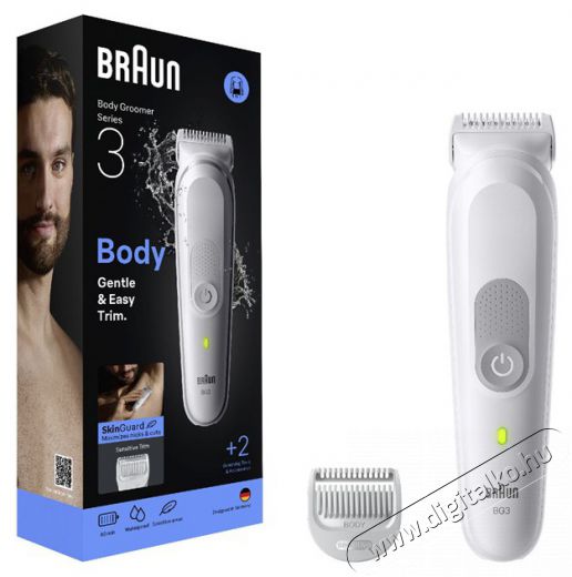 BRAUN BG 3500 bodygroomer testszőrzet ápoló Szépségápolás / Egészség - Szőrtelenítő / borotva - Férfi borotva - 513491