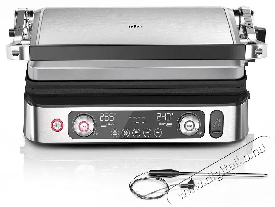 BRAUN MultiGrill 9 CG9160 Konyhai term&eacute;kek - Konyhai kisg&eacute;p (s&uuml;t&eacute;s / főz&eacute;s / hűt&eacute;s / &eacute;telk&eacute;sz&iacute;t&eacute;s) - Kontakt grill s&uuml;tő / s&uuml;tőlap - 523184