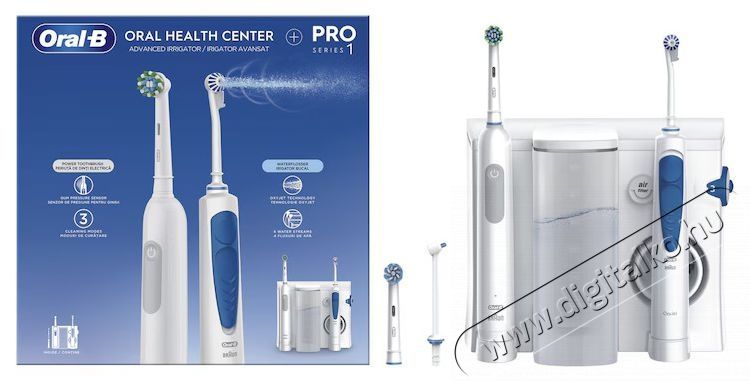 BRAUN Oral-B Health Center sz&aacute;jzuhany + Pro Series 1 elektromos fogkefe Sz&eacute;ps&eacute;g&aacute;pol&aacute;s / Eg&eacute;szs&eacute;g - Sz&aacute;j / fog &aacute;pol&aacute;s - Elektromos fogkefe - 524005