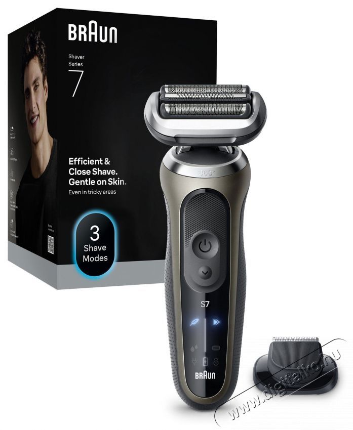 BRAUN Series 7 Wet&Dry 72-C1200S Borotva Sz&eacute;ps&eacute;g&aacute;pol&aacute;s / Eg&eacute;szs&eacute;g - Szőrtelen&iacute;tő / borotva - F&eacute;rfi borotva - 524481