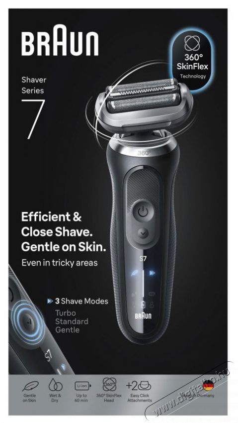 BRAUN Series 7 Wet&Dry 72-N1620S Borotva Sz&eacute;ps&eacute;g&aacute;pol&aacute;s / Eg&eacute;szs&eacute;g - Szőrtelen&iacute;tő / borotva - F&eacute;rfi borotva - 524482