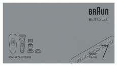 BRAUN Series 7 Wet&Dry 72-N1620S Borotva Sz&eacute;ps&eacute;g&aacute;pol&aacute;s / Eg&eacute;szs&eacute;g - Szőrtelen&iacute;tő / borotva - F&eacute;rfi borotva - 524482