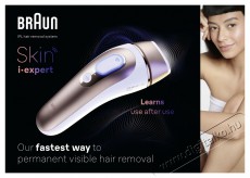 BRAUN IPL Skin I-Expert PL7257 + tok és 3 fej villanófényes szőrtelenítő Szépségápolás / Egészség - Szőrtelenítő / borotva - Női szőrtelenítő - 529320