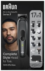 BRAUN MGK7491 All-In-One Series 7 - Hajv&aacute;g&oacute; szett Konyhai term&eacute;kek - Hűtő, fagyaszt&oacute; (szabadon&aacute;ll&oacute;) - Alulfagyaszt&oacute;s kombin&aacute;lt hűtő - 531255