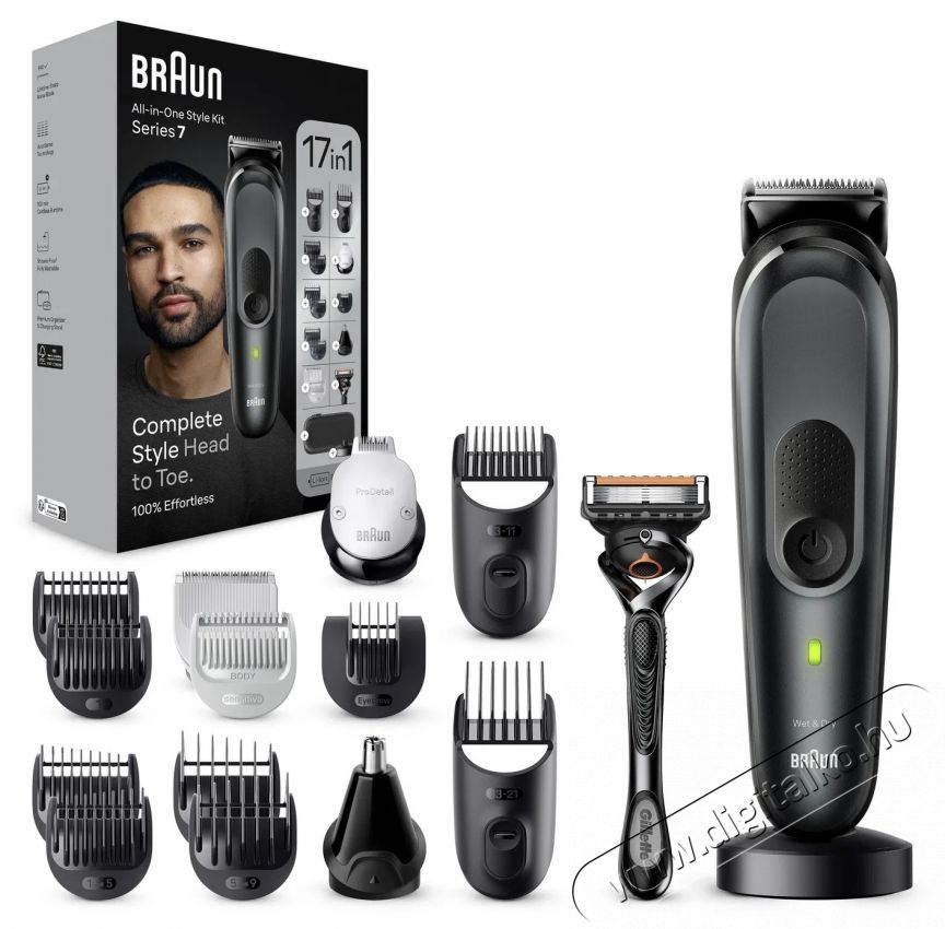 BRAUN MGK7491 All-In-One Series 7 - Hajv&aacute;g&oacute; szett Konyhai term&eacute;kek - Hűtő, fagyaszt&oacute; (szabadon&aacute;ll&oacute;) - Alulfagyaszt&oacute;s kombin&aacute;lt hűtő - 531255