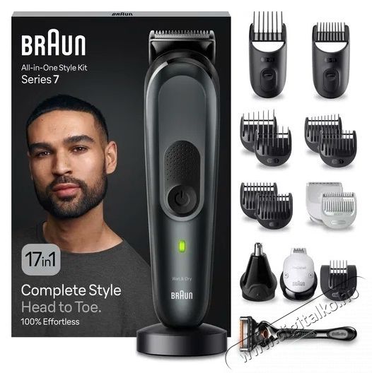 BRAUN MGK7491 All-In-One Series 7 - Hajv&aacute;g&oacute; szett Konyhai term&eacute;kek - Hűtő, fagyaszt&oacute; (szabadon&aacute;ll&oacute;) - Alulfagyaszt&oacute;s kombin&aacute;lt hűtő - 531255