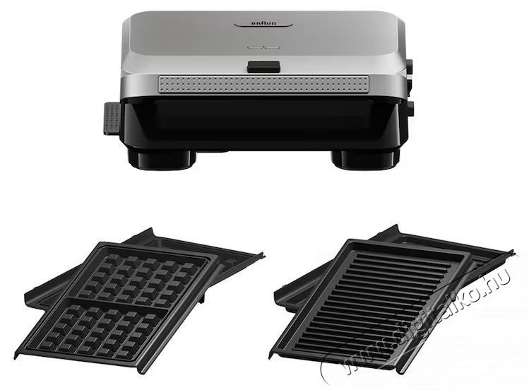 BRAUN SM5006 szendvicss&uuml;tő Konyhai term&eacute;kek - Konyhai kisg&eacute;p (s&uuml;t&eacute;s / főz&eacute;s / hűt&eacute;s / &eacute;telk&eacute;sz&iacute;t&eacute;s) - Melegszendvics / gofri s&uuml;tő - 531340