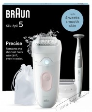 BRAUN Epil&aacute;tor Silk-&eacute;pil 5 5-230 Wet   Dry, MicroGrip, Smart Light, 28 csipesz, 2 sebess&eacute;gfokozat, Bikini Trimmer + 5 tartoz&eacute;k, Borotvafej + F&eacute;sű, Utaz&oacute;t&aacute;ska, Halv&aacute;ny r&oacute;zsasz&iacute;n Sz&eacute;ps&eacute;g&aacute;pol&aacute;s / Eg&eacute;szs&eacute;g - Szőrtelen&iacute;tő / borotva - Tart&oacute;s szőrtelen&iacute;tő - 533096