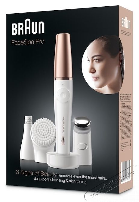 BRAUN FaceSpa Pro 911 3 az 1-ben Epil&aacute;tor, 10 mikrony&iacute;l&aacute;s, Mikrovibr&aacute;ci&oacute;s applik&aacute;torfej, Wet   Dry, Feh&eacute;r/Bronz Sz&eacute;ps&eacute;g&aacute;pol&aacute;s / Eg&eacute;szs&eacute;g - Arc / bőr &aacute;pol&aacute;s - Kieg&eacute;sz&iacute;tő - 533099
