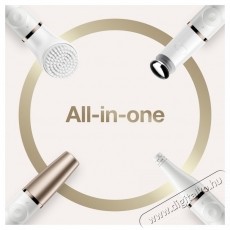 BRAUN FaceSpa Pro 911 3 az 1-ben Epil&aacute;tor, 10 mikrony&iacute;l&aacute;s, Mikrovibr&aacute;ci&oacute;s applik&aacute;torfej, Wet   Dry, Feh&eacute;r/Bronz Sz&eacute;ps&eacute;g&aacute;pol&aacute;s / Eg&eacute;szs&eacute;g - Arc / bőr &aacute;pol&aacute;s - Kieg&eacute;sz&iacute;tő - 533099
