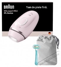 BRAUN IPL Silk Expert Mini PL1111 IPL epil&aacute;tor, SensoAdapt, 300000 impulzus, 3 intenzit&aacute;si szint, Test &eacute;s arc, Venus borotva, Utaz&oacute;t&aacute;ska, R&oacute;zsasz&iacute;n Sz&eacute;ps&eacute;g&aacute;pol&aacute;s / Eg&eacute;szs&eacute;g - Szőrtelen&iacute;tő / borotva - Női szőrtelen&iacute;tő - 533093