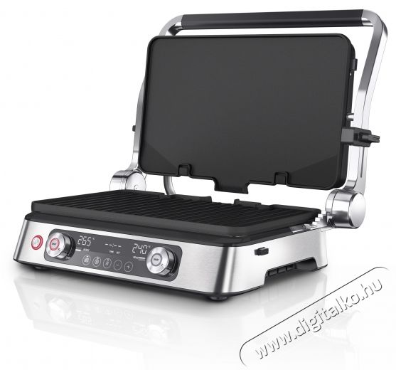BRAUN MultiGrill 9Pro CG9140 t&ouml;bbfunkci&oacute;s elektromos grill, 0X17900006, 2200W, 3 főz&eacute;si m&oacute;d, Maxim&aacute;lis hőm&eacute;rs&eacute;klet 265˚C, 3 program, Esti funkci&oacute;, Ez&uuml;st/Fekete Konyhai term&eacute;kek - Konyhai kisg&eacute;p kieg&eacute;sz&iacute;tő - Szendvics / gofri / grill s&uuml;tő kieg&eacute;sz&iacute;tő - 533105