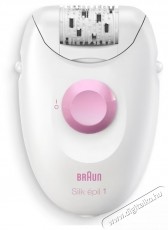 BRAUN Silk-Epil 1-010 epil&aacute;tor, Soft Lift, 20 csipesz, r&oacute;zsasz&iacute;n Sz&eacute;ps&eacute;g&aacute;pol&aacute;s / Eg&eacute;szs&eacute;g - Szőrtelen&iacute;tő / borotva - Női szőrtelen&iacute;tő - 533092