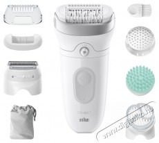 BRAUN Silk-&eacute;pil 7 7-081 SkinSpa epil&aacute;tor, Wet Dry, MicroGrip, Smart Light, 40 csipesz, 2 sebess&eacute;g, Borotvafej + f&eacute;sű, H&aacute;mlaszt&oacute; fej, Massz&aacute;zsfej, Utaz&oacute;t&aacute;ska, Feh&eacute;r/Sz&uuml;rke Sz&eacute;ps&eacute;g&aacute;pol&aacute;s / Eg&eacute;szs&eacute;g - Szőrtelen&iacute;tő / borotva - Tart&oacute;s szőrtelen&iacute;tő - 533100